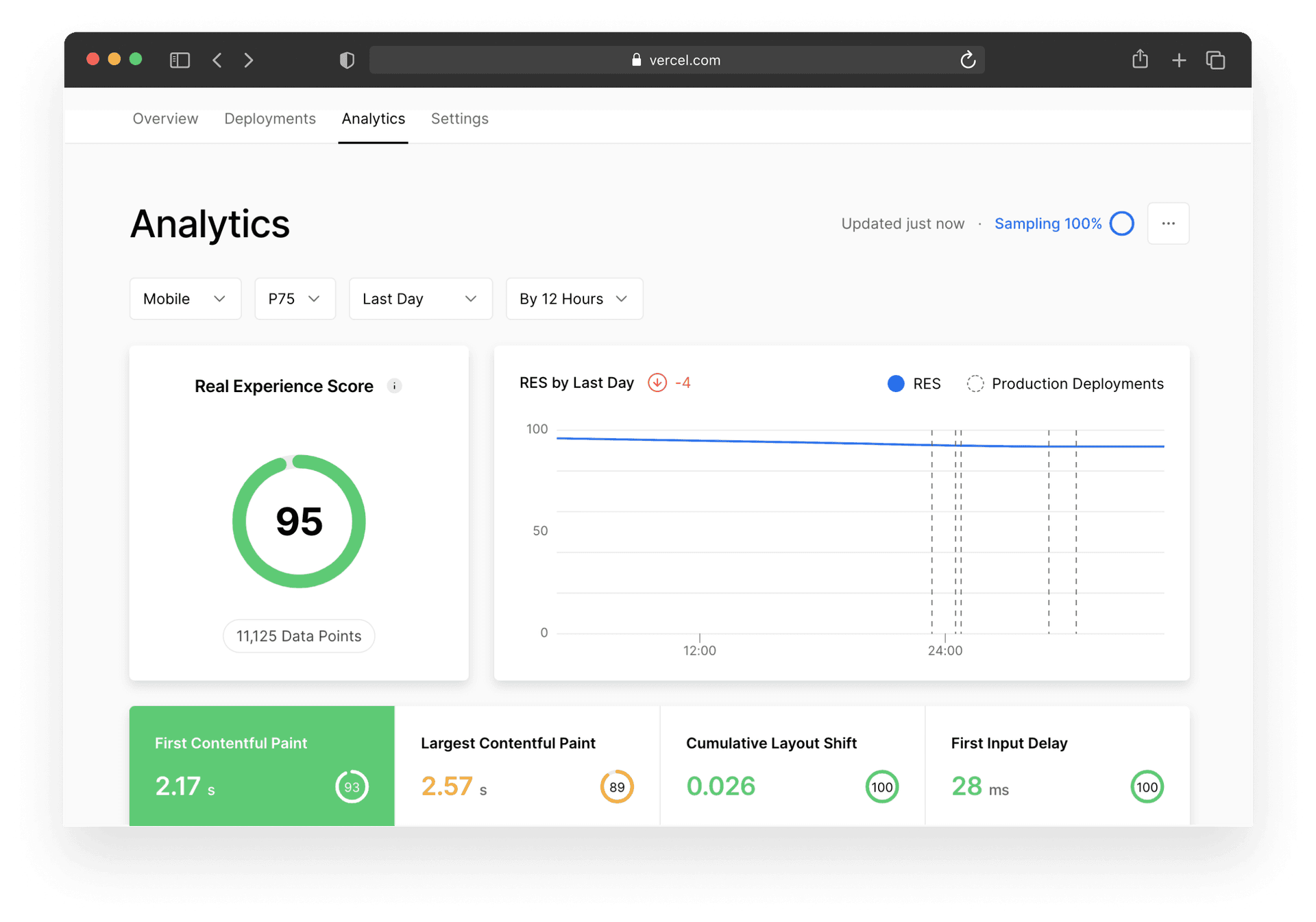 Next.js Speed Insights